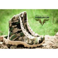 Sepatu Predator Delta Tactical Army High Safety Sepatu Boots Pria Delta Ujung Besi (sepatu gunung, sepatu hiking, sepatu trecking)