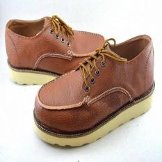 Sepatu Pria Blackmaster Bm 276 Kulit Jeruk Tan