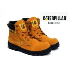 Sepatu Pria Boots TERMURAH Sepatu Caterpillar Boots Suede Safety Tan Original Brand Custom Bandung