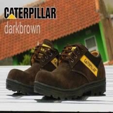 Sepatu Pria Boots TERMURAH Sepatu Low Safety Boots CAT Caterpillar Suede Original Brand Custom Bandung