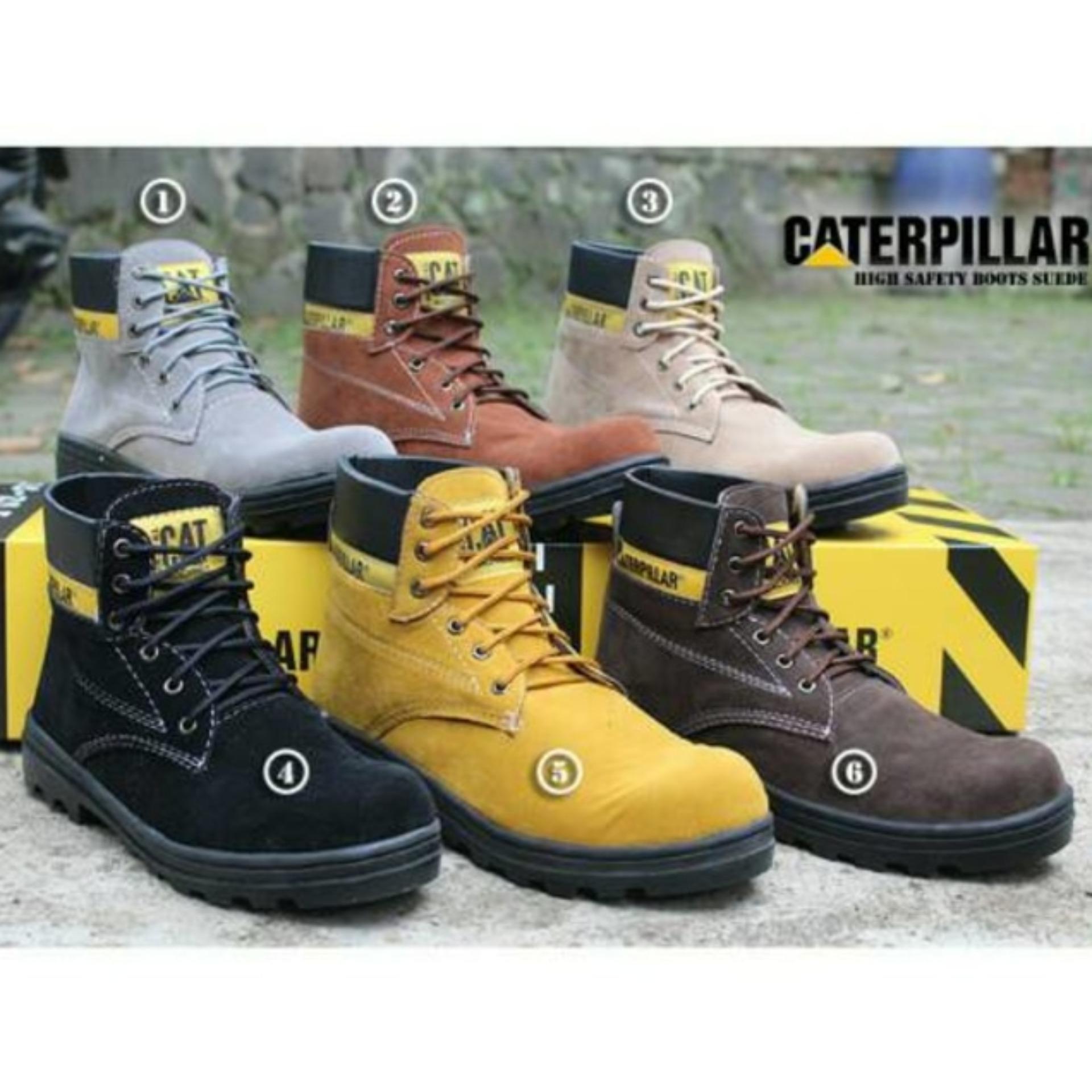 OBRAL Jual Sepatu Pria Caterpillar Safety Boots Purwokerto