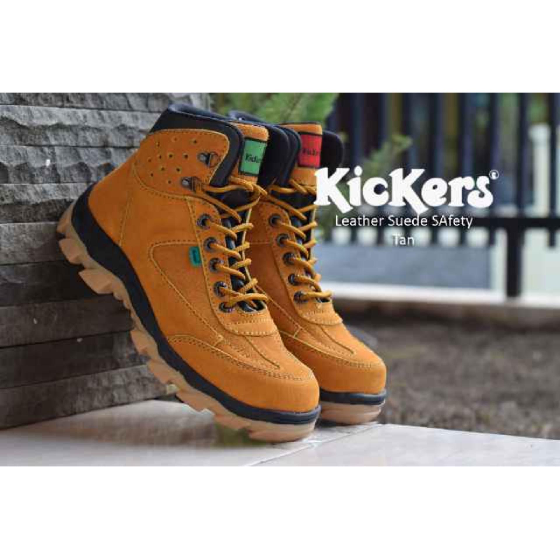 Sepatu Pria Kickers Boots Safety 