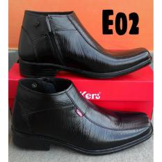 kickers - sepatu pria kulit kickers pantofel resleting kerja kantoran