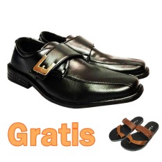 Sepatu Pria Pentopel (Promo) - Gratis Sendal Kulit Sintetis