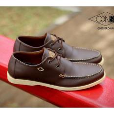 Sepatu Pria Semi Formal / Casual Remaja dan Dewasa - GOODNESS FOOTWEAR GIGS - Hitam / Coklat