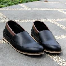 Sepatu Pria Semi Formal / Casual Slop Slip-On - JOEY FOOTWEAR COLE - Hitam