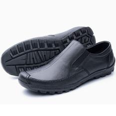 Sepatu Pria Slip On Kulit Asli Handmade Casual Formal Street