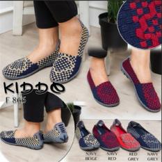 Sepatu rajut flat lulia cynthia KIDDO 866 include box