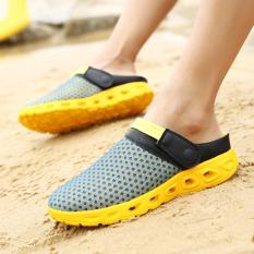 Sepatu Rendam Pria Sepatu Pantai Nyaman Sepatu Trekking Anti Selip Udara Sepatu Olahraga Oleh Kumpulan Orang Mendaki Sepatu Jala Kets sandal Pria Wading Pria Sepatu Pantai Udara Trekking Sepatu Daki Gunung Sepatu Jaring Sepatu Sneakers