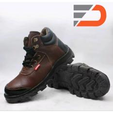 Sepatu Safety Boot Bahan Kulit Sapi Type Jeruk AV. 1