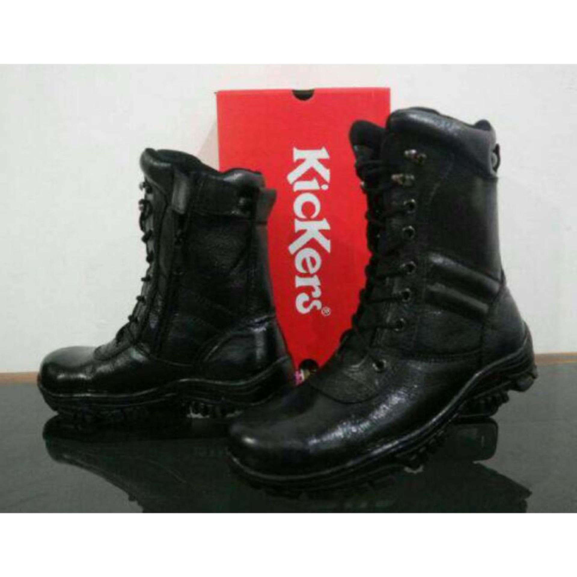 SEPATU SAFETY BOOT Kickers PDL Polri TNI Boots