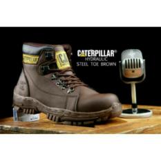 Sepatu Safety Boots Pria caterpillar Model Armour Delta hiking lapangan tracking hydrolic gunung