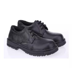 Sepatu Safety Low Boot Sepatu Koky Sepatu Safety Pendek Sepatu Kulit Cibaduyut 001RLI