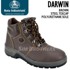 SEPATU SAFETY SHOES BATA DARWIN BROWN - 4DD4GQ