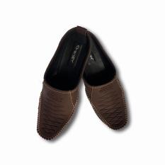 Sepatu Sandal Arjun4 Kulit Sintetis Premium - Sepatu Sandal - Sandal Pria Slop - Coktu