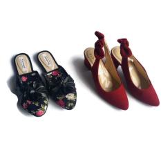 Sepatu Sandal Heel Wanita Satu Harga Dapat 2 Pasang VIO GB09