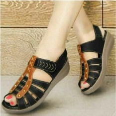 Sepatu Sandal Wedges Wanita / Cewek Mirip Kickers Mulan Tipe 1200