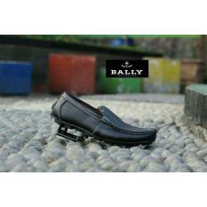 Sepatu Slip On Casual Pria Kulit Asli Bally - Sepatu Bally Slip On Slop - Sepatu Branded