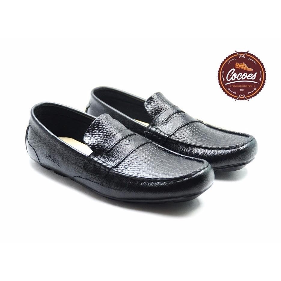 Sepatu Slip-On Pria Casual  - Cocoes Footwear Original - Attore brown Series - Sepatu Slop Pria - Sepatu Santai - Sepatu Casual - Sepatu Formal - Sepatu Kerja - Sepatu Kantor