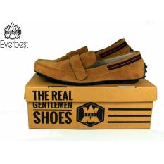 Sepatu Slip-on Santai Slop Casual Pria - AVAIL EVERBEST - Tan