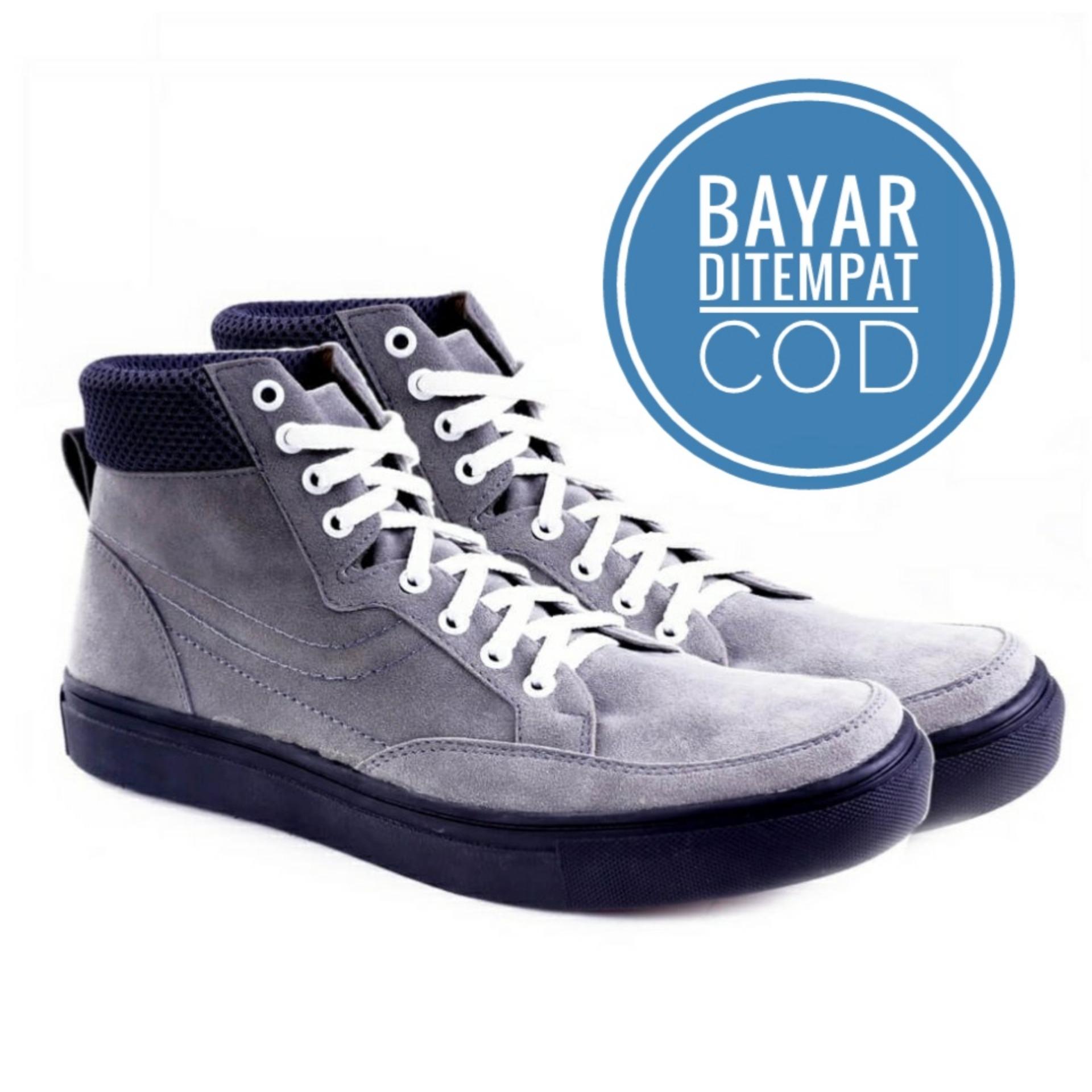 Sepatu Sneakers Boots Casual Pria Original - Promo Diskon