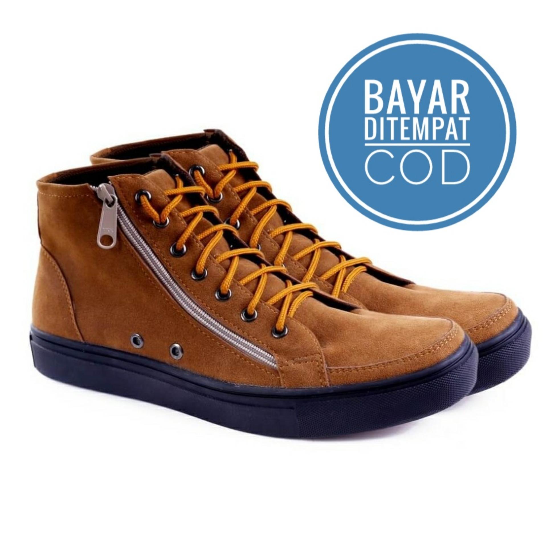 Sepatu Sneakers Boots Casual Pria Original - Promo Diskon