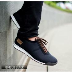 Sepatu Sneakers Branded Trend Pria Original - PRODIGO FOOTWEAR KOMODO - Black