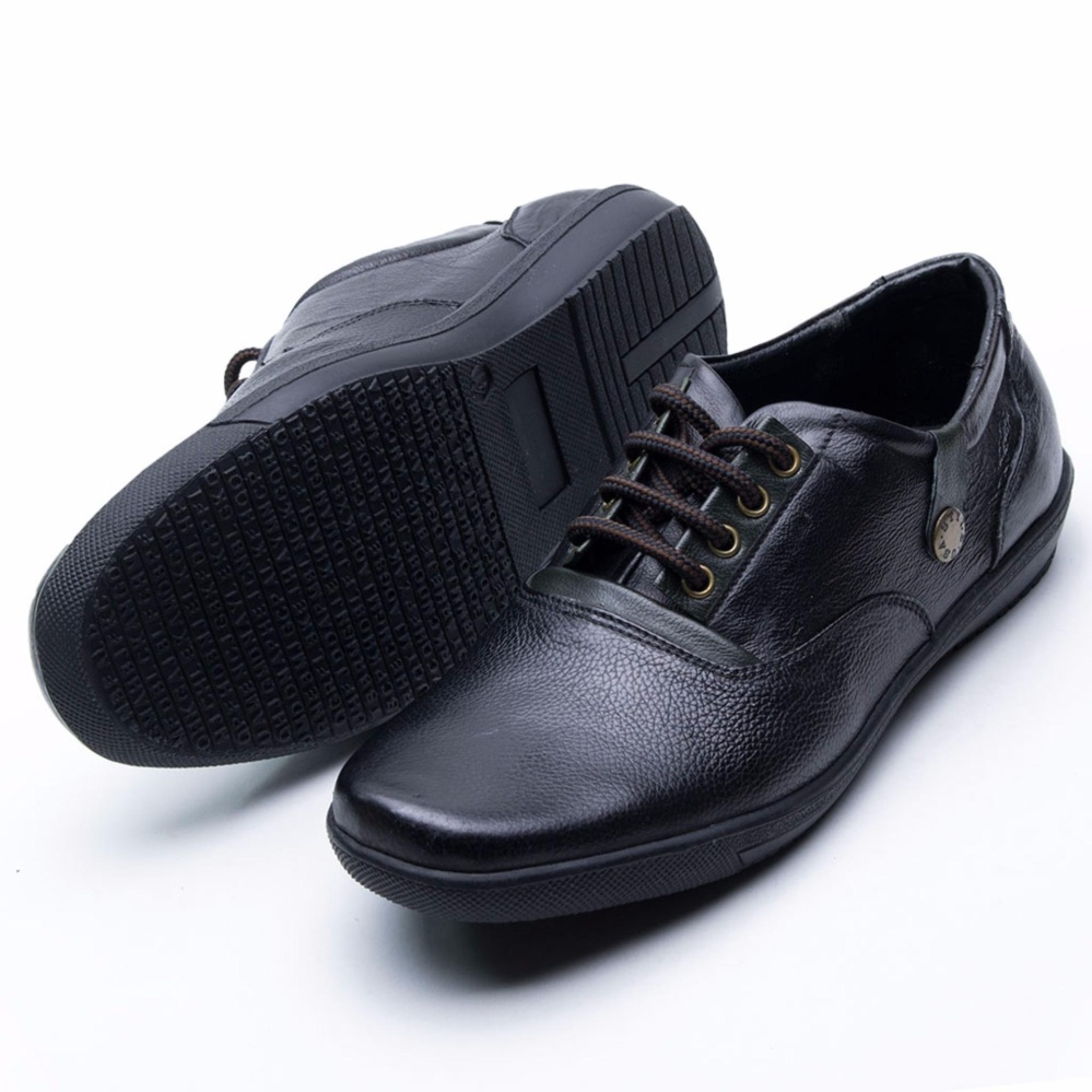 Sepatu Sneakers Casual Pria Kulit Asli Untuk Formal Dan Non Formal Handmade Fordza 207HT