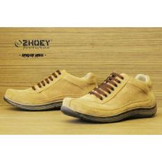 Sepatu Sneakers Casual Pria - ZHOEY FOOTWEAR SPYDER - Krem
