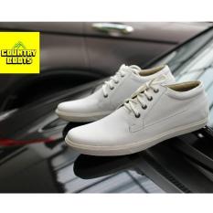 Sepatu Sneakers Kasual Pria Terbaru - COUNTRY BOOTS SPLIZ - Putih