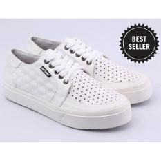 Sepatu Sneakers Kets Wanita Catenzo AK 818 Putih Sintetis