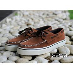 Sepatu Sneakers Low Pria Modis Terkini - BLACKMASTER ZAPATO - Black / Tan / Grey
