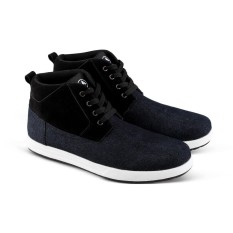 Sepatu Sneakers V 505 Sepatu Kets model Boot dan Casual Pria - Hitam