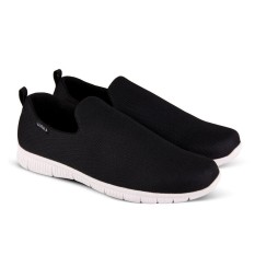 Sepatu Sneakers V 514 Model Slip On dan Casual Pria - Hitam