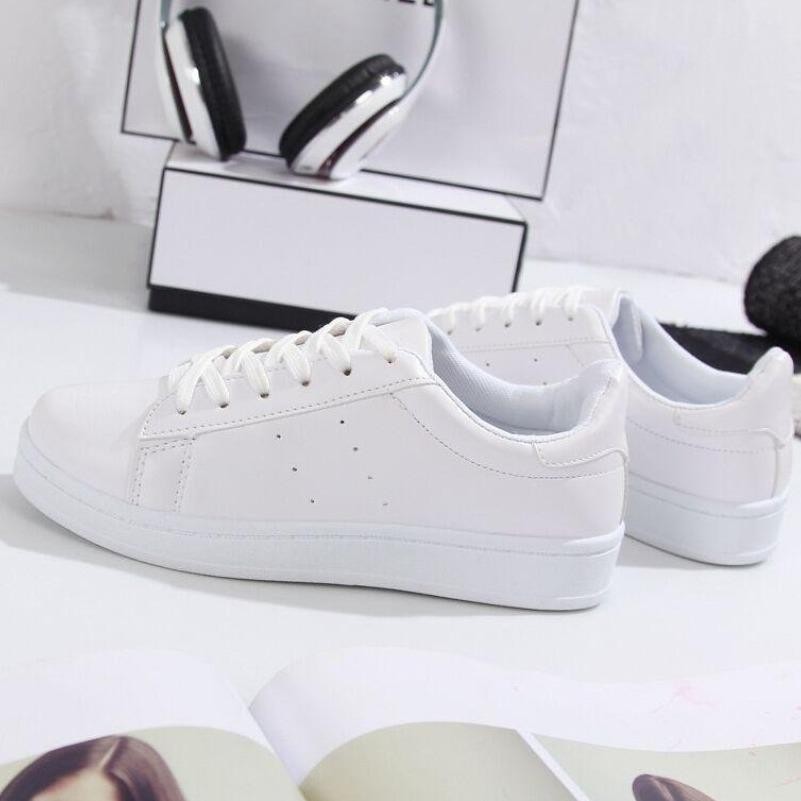 Sepatu Sneakers Wanita Bolong Samping 2 - Terbaru - Warna Putih