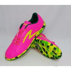 Sepatu Specs Futsal Tomahawk In - Pink Zest Green Black