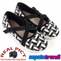 Sepatu Trendi Sepatu Anak Perempuan VT03 - Hitam