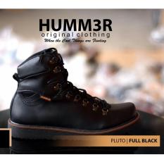 Sepatu Trendy Boots High Vibram Sol Pria Modern - HUMMER PLUTO - Hitam - Coklat - Kuning