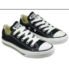 Sepatu unisex All Star Low Hitam Sol Putih