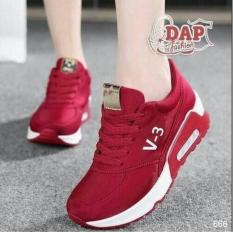 SEPATU V3 MERAH AIRMAX CEWE MURAH 100% ASLI BERKUALITAS