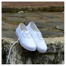 Sepatu V*ns Authentic Full White/Full Putih/White/Putih Waffle IFC Termurah