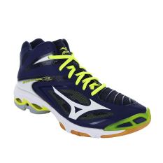 Sepatu voli Mizuno Wave Lightning Z3 Mid - Blue Depths White