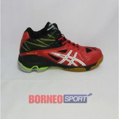 SEPATU VOLLY - PROFESSIONAL BALLISTIC MID RED BLK N GREEN