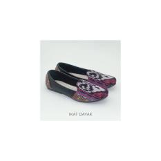 Sepatu Wanita Etnik Batik Tenun - Ikat Dayak