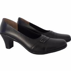 Sepatu Wanita Formal/Kerja/Kantor Kulit 100% - Hitam