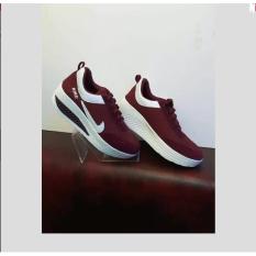 SEPATU WANITA KETS Sneakers MERAH SNEAKERS MERAH MAROON SEPATU CASUAL SEPATU SPORT MURAH