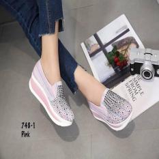 Sepatu Wanita Sepatu Batam Import Wedge Monna Vania Bearina AC#748-1
