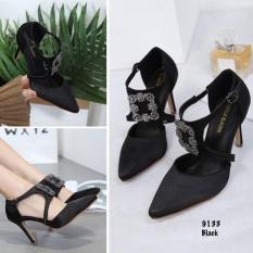Sepatu Wanita Sepatu Batam Manolo Blahnik Seneca Heels AC 9133