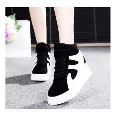 Sepatu Wanita Sneacker Sapi Hitam Harga Murah