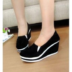 Sepatu Wanita wedges Palmino Black